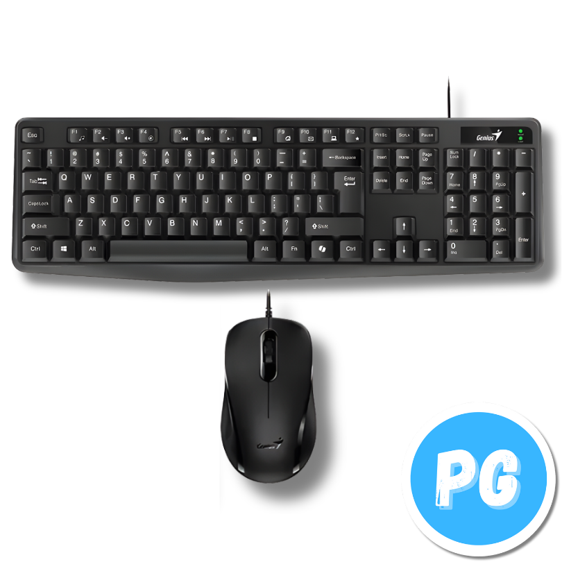 Combo Teclado Alfanumerico Y Mouse Genius Usb-A Km 170 Esp