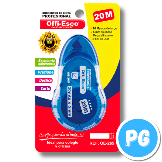 Corrector Cinta Offiesco x20 Metros 0E-265