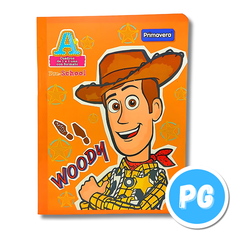 Cuaderno Cosido Primavera 100 Hojas Mi Primer Cuaderno A Motivo Niño Cuadriculado Con Espacio Para Dibujo