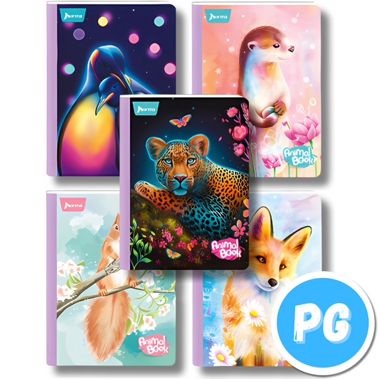 Cuaderno Cosido 100 Hojas Norma Animal Book Cuadros