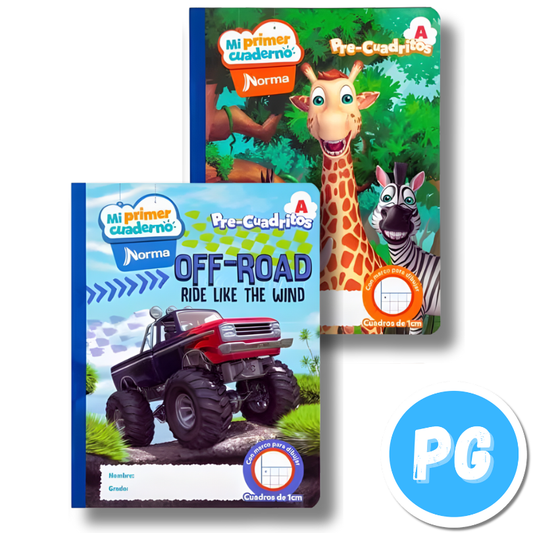 Cuaderno Cosido Norma 100 Hojas Mi Primer Cuaderno A Motivo Niño Cuadriculado Con Espacio Para Dibujo