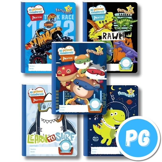 Cuaderno Cosido Norma 100 Hojas Mi Primer Cuaderno D Motivo Niño Ferrocarril
