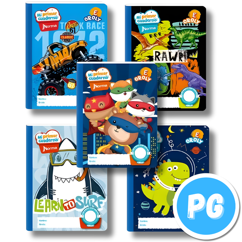 Cuaderno Cosido Norma 100 Hojas Mi Primer Cuaderno E Motivo Niño Hojas Blancas Para Dibujo