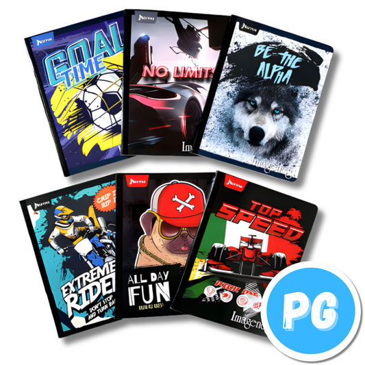 Cuaderno Norma Imagenes Cosido 50 Hojas Cuadros Motivo Hombre