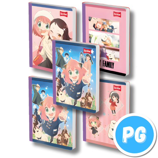 Cuaderno Cosido 100 Hojas Scribe Spy Family Anime Cuadros