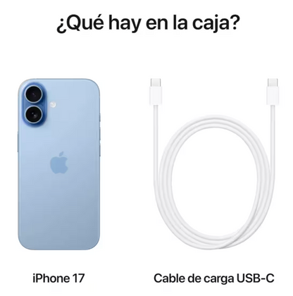 iPhone 17 6.3" 256GB Azul eSim 5G