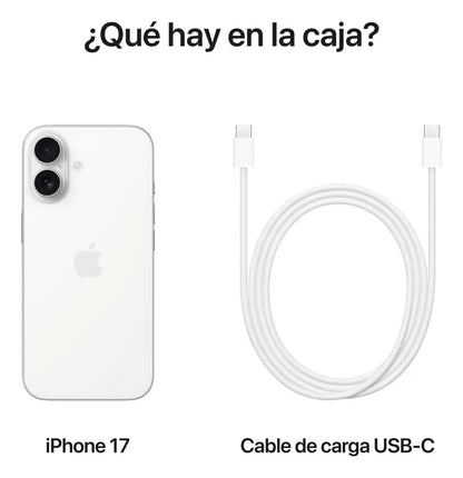 iPhone 17 6.3" 256GB Blanco eSim 5G