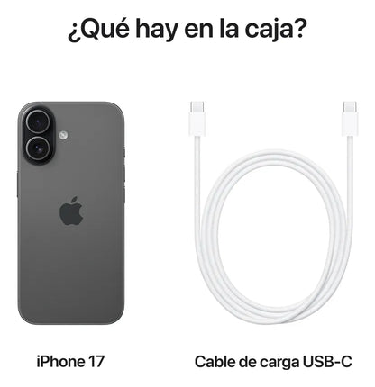 iPhone 17 6.3" 256GB Negro eSim 5G