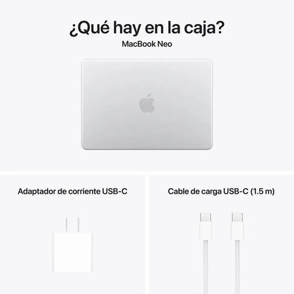 MacBook Neo 13" a18 Pro 8GB RAM 256GB Plateado sin Touch ID