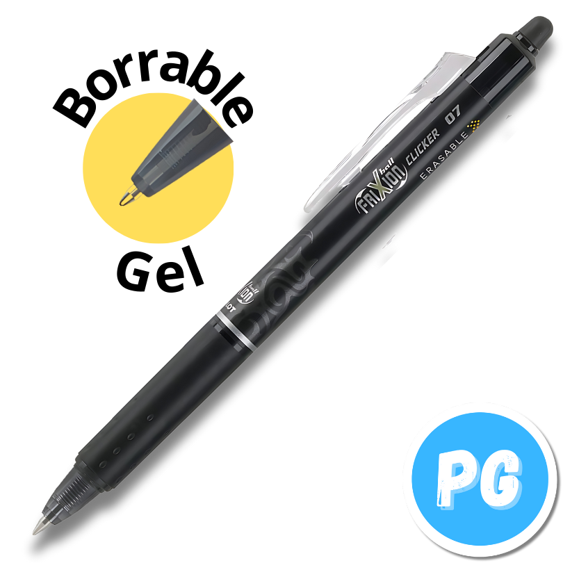 Esfero Pilot En Gel Negro Borrable Roller Frixion