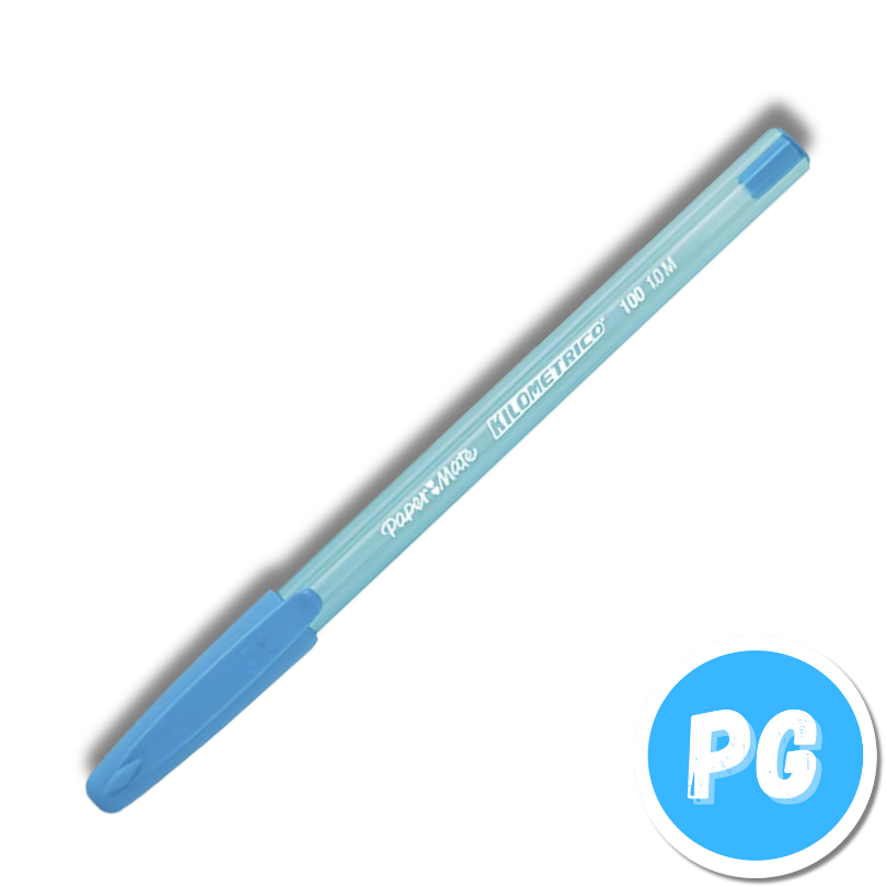Esfero Kilometrico 100 Azul Claro