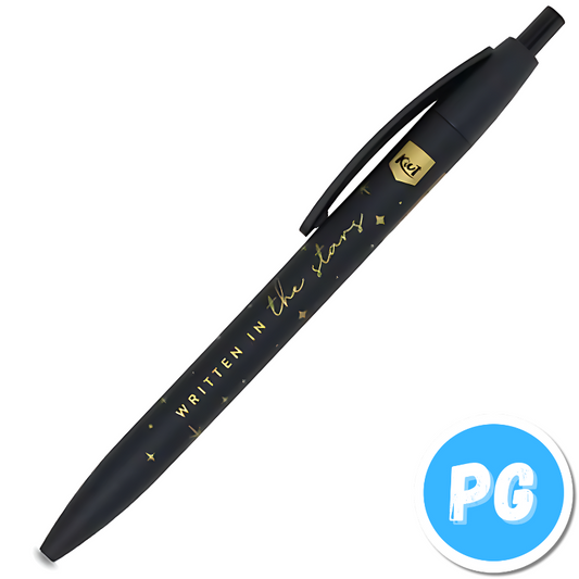 Caja Esfero Kiut 0.7mm Gel x10 Unds Retractil Negro