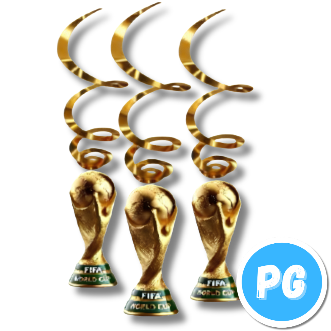 Espiral X3 Unds Decoracion 3 Metros Copa Mundial 2026 Copa Fcm8