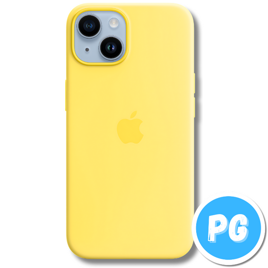 Estuche Silicona Amarillo Para Iphone 13