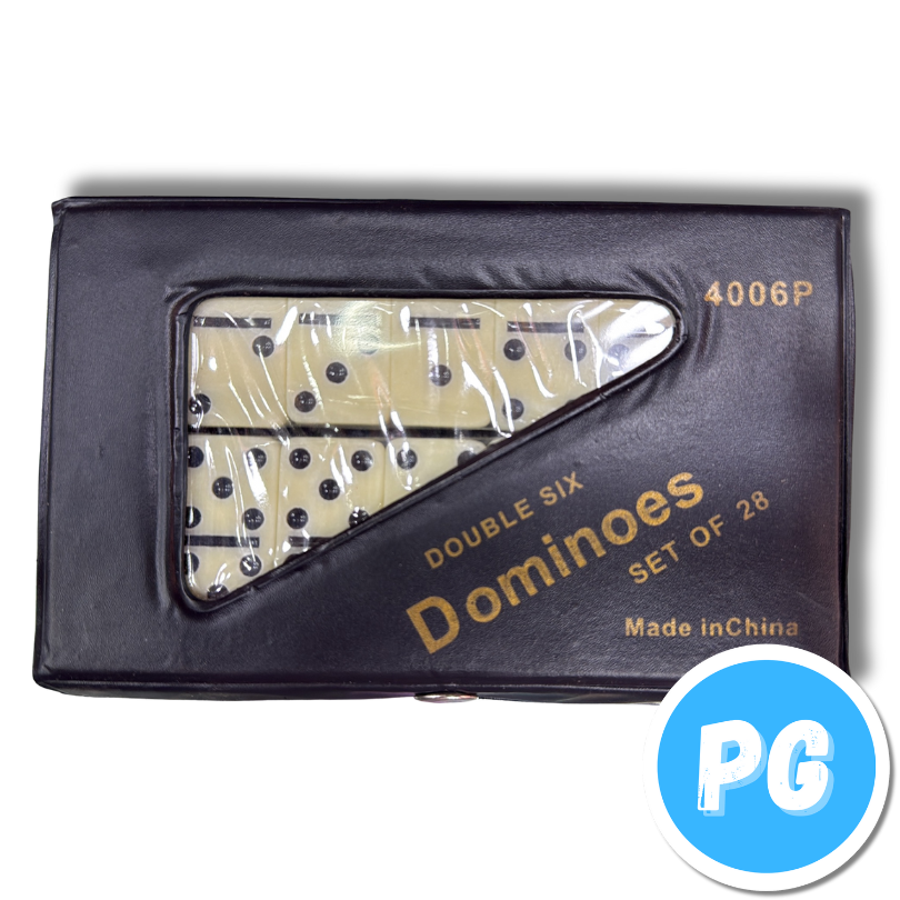 Caja Fichas Domino 28 Piezas