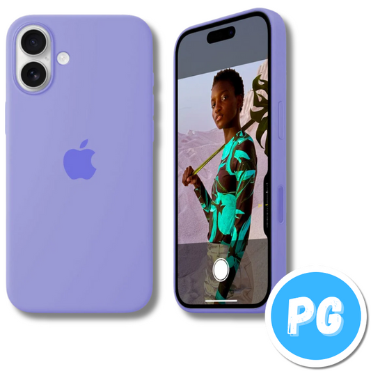 Estuche Silicona Lila Para Iphone 16