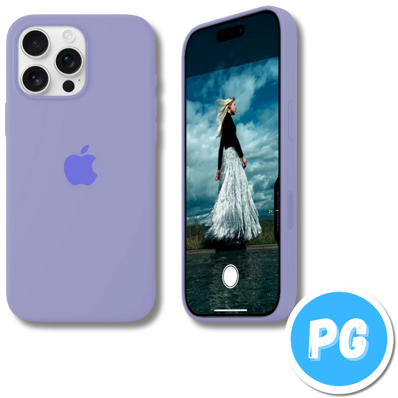Estuche Silicona Lila Para Iphone 15 Pro