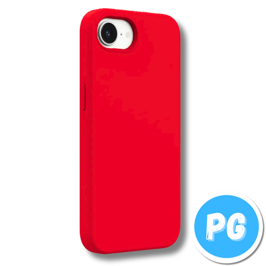 Estuche Silicona Rojo Para Iphone 17e