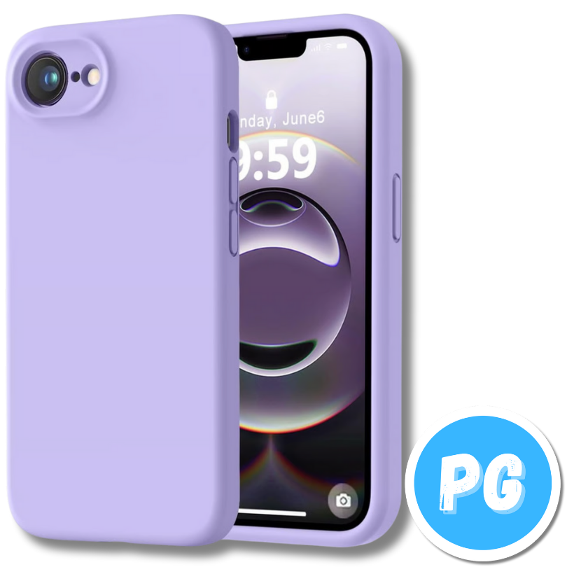 Estuche Silicona Lila Para Iphone 17e