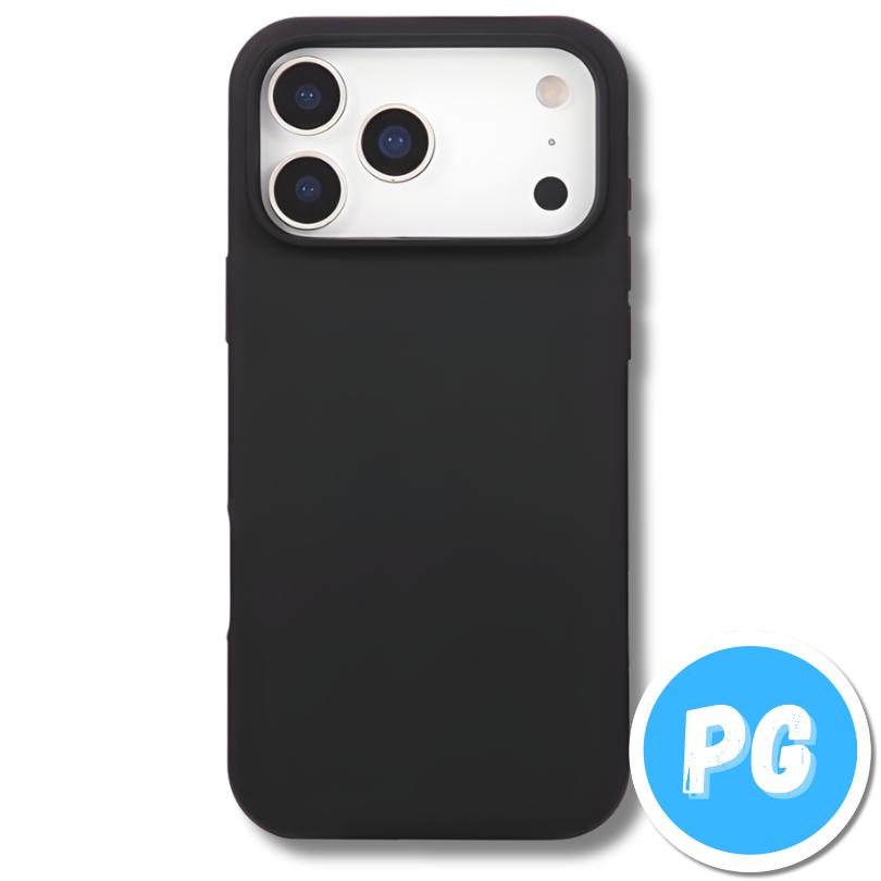 Estuche Silicona Negro Para Iphone 17 Pro Max
