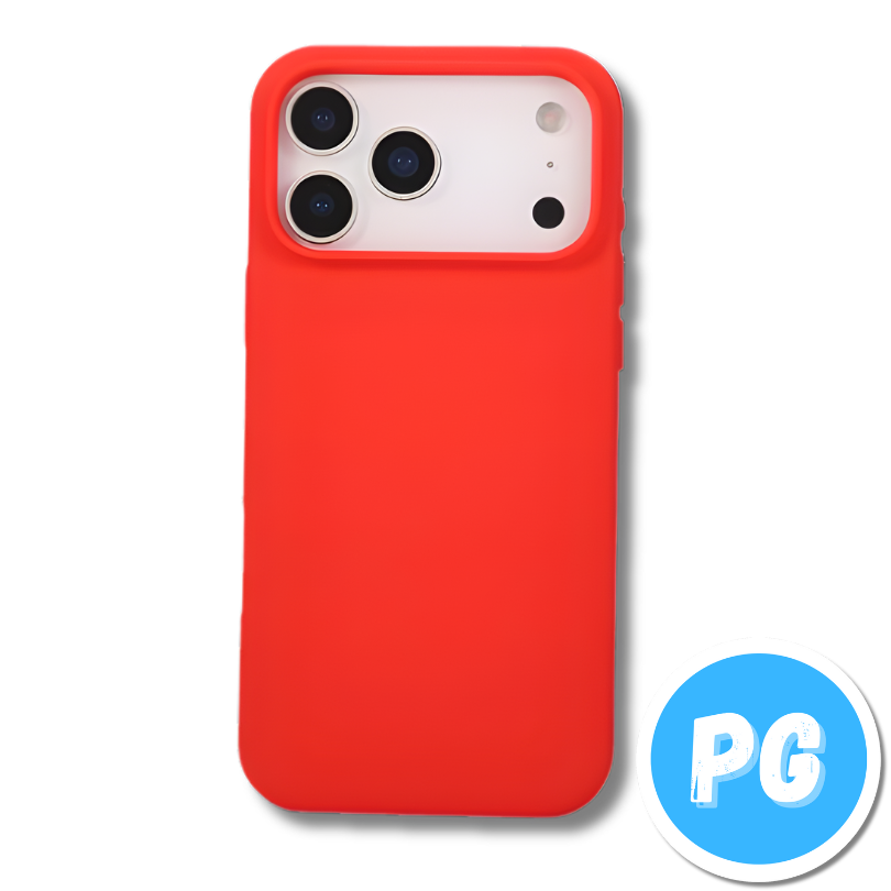 Estuche Silicona Rojo Para Iphone 17 Pro