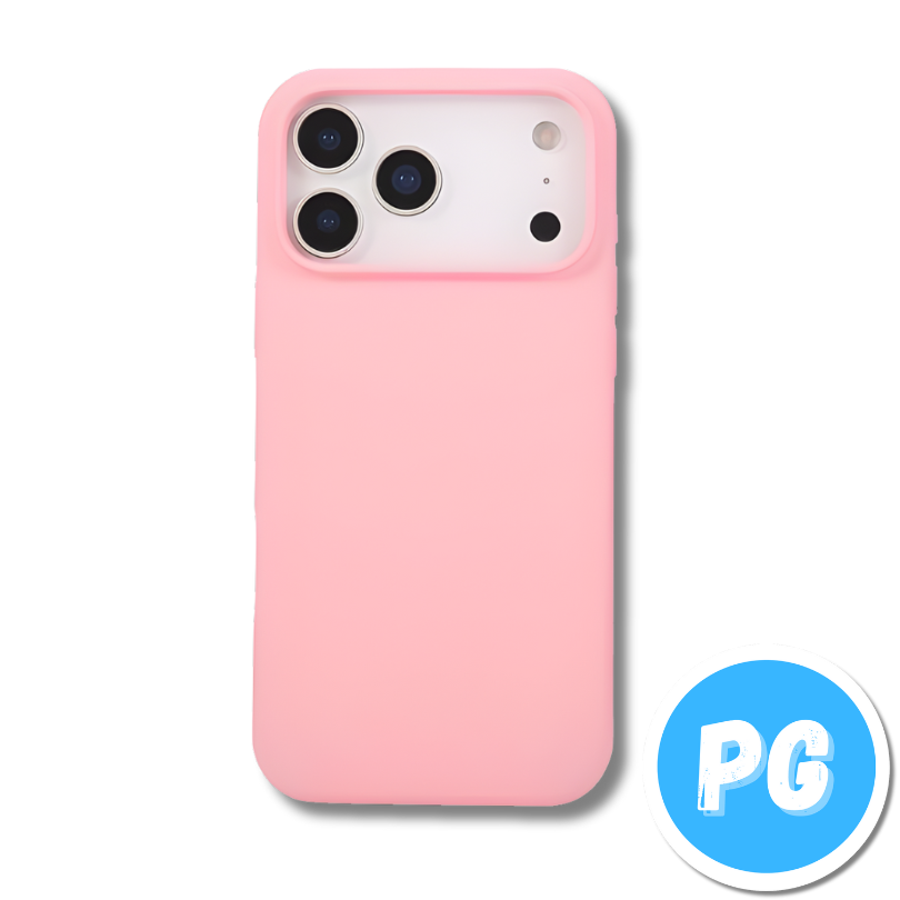 Estuche Silicona Rosado Para Iphone 17 Pro