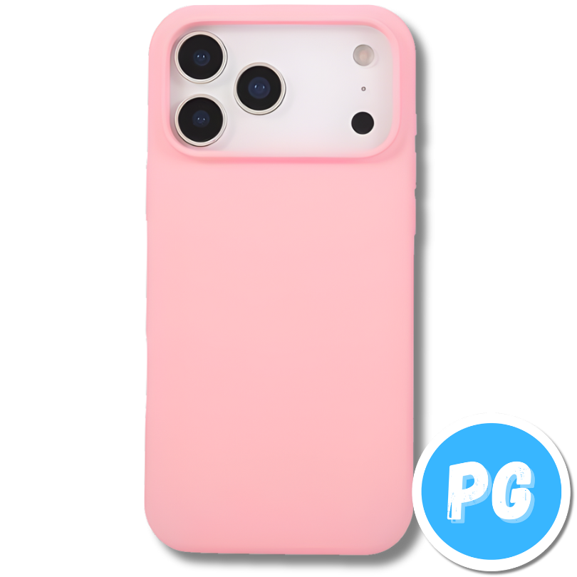 Estuche Silicona Rosado Para Iphone 17 Pro Max