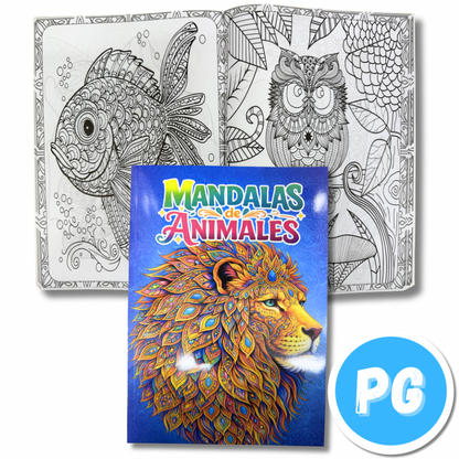 Libro Mándalas Grande 80 Páginas - Motivó Aleatorio