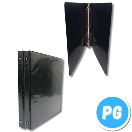 Folder O Carpeta Negra 3 Argollas Carta De 1.0 Pulgadas De Ancho