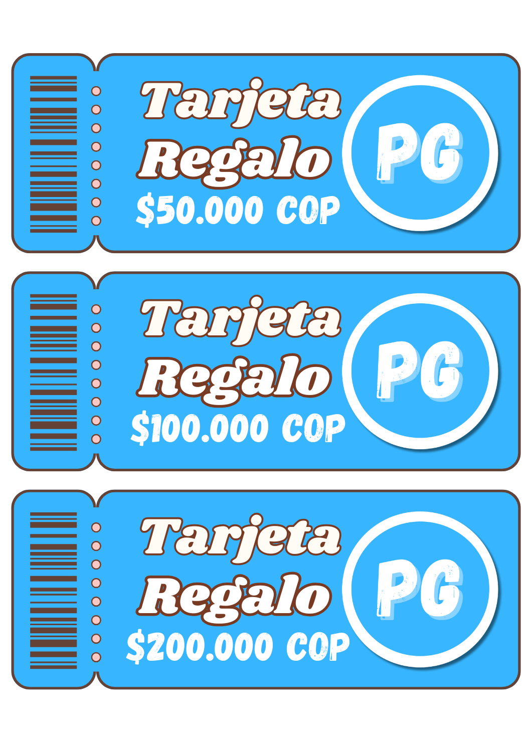 Tarjeta de Regalo Digital Papeleria Grancentral