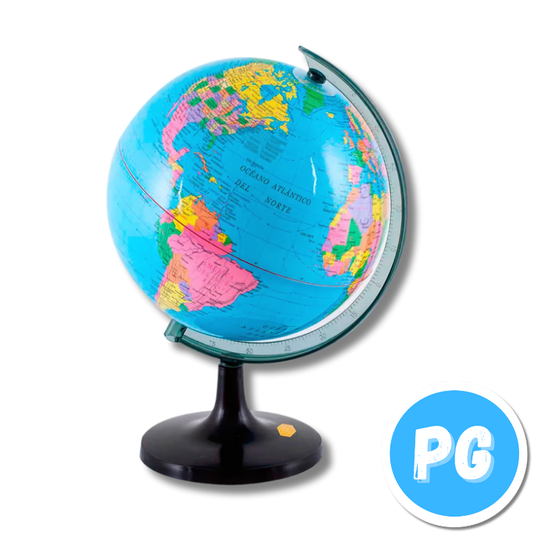 Globo Terraqueo Grande 20 Centimetros