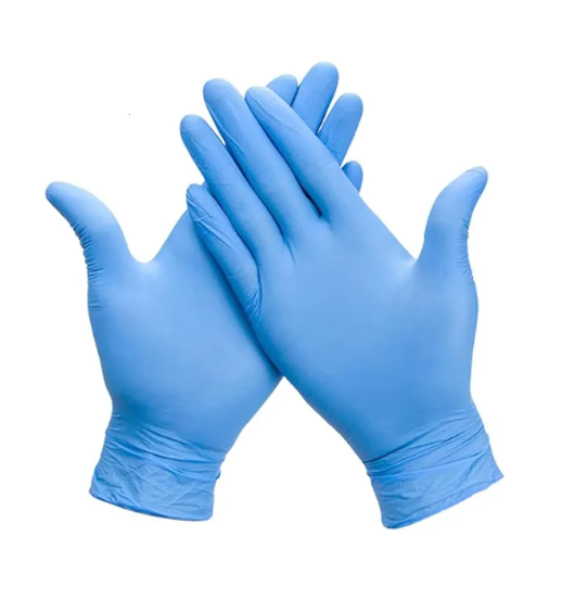 Caja Guantes De Nitrilo Azules X50 Pares Talla M