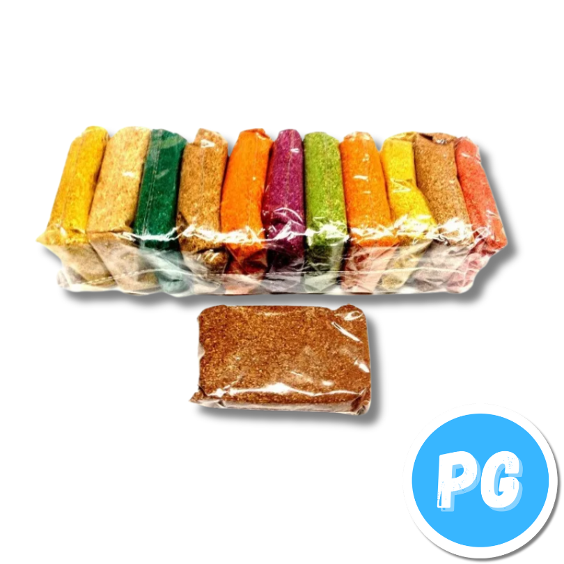 Paquete De Aserrin En Colores Escolar X12 Unds Surtidas