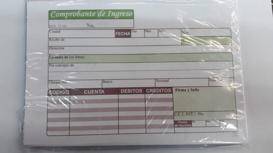 Recibo Ingreso Forma Economica