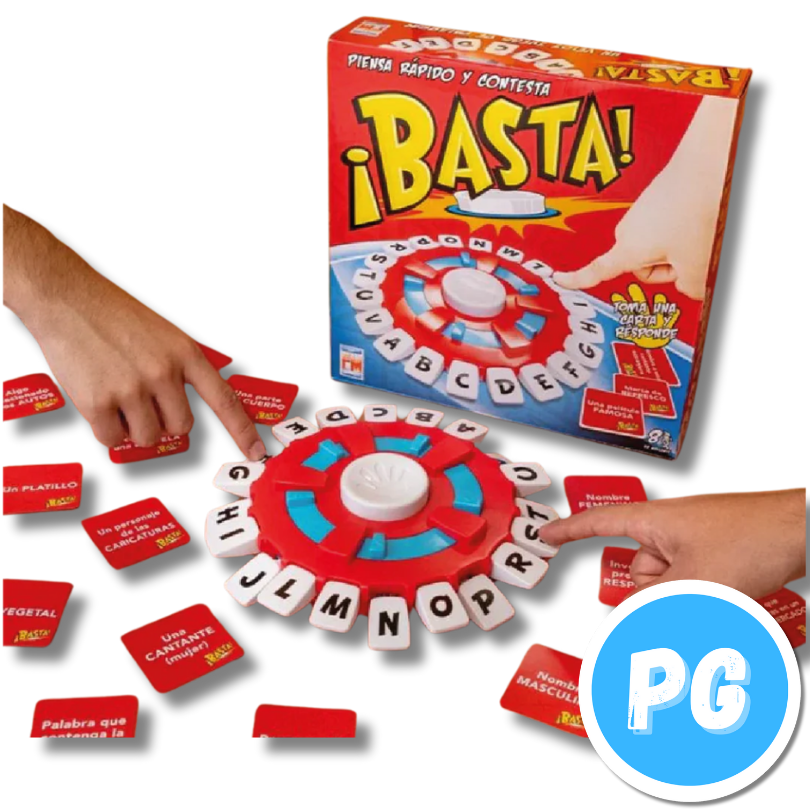 Juego Mesa Basta! De Palabras Y Agilidad Pequeño