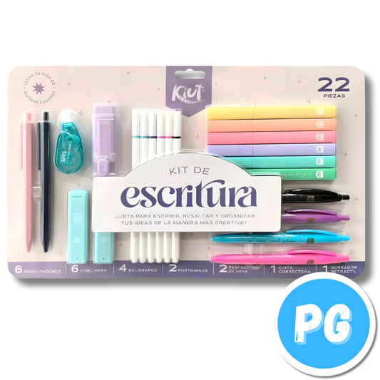 Kit Kiut Escritura 22 Piezas