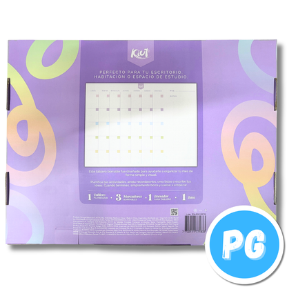 Kit Kiut Tablero Planeador 6 piezas