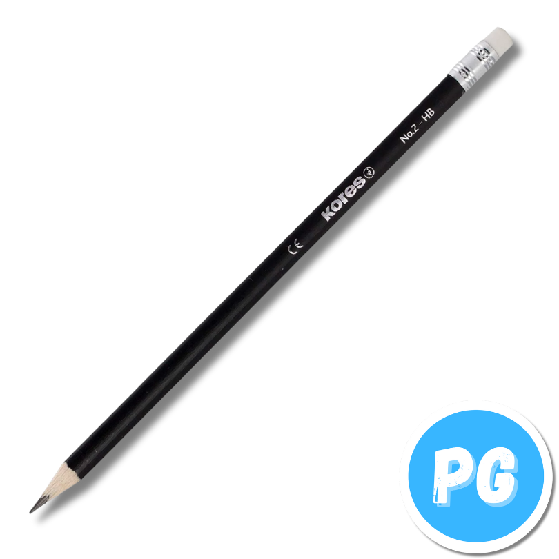Lapiz Kores HB #2 Unidad Negro