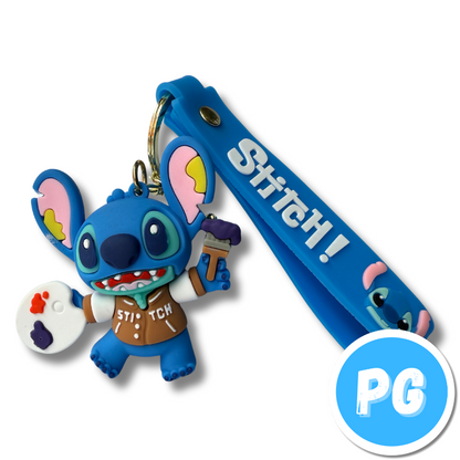 Llavero Muñecos Mediano Stitch Disney - Se Envia Un Motivo Aleatorio