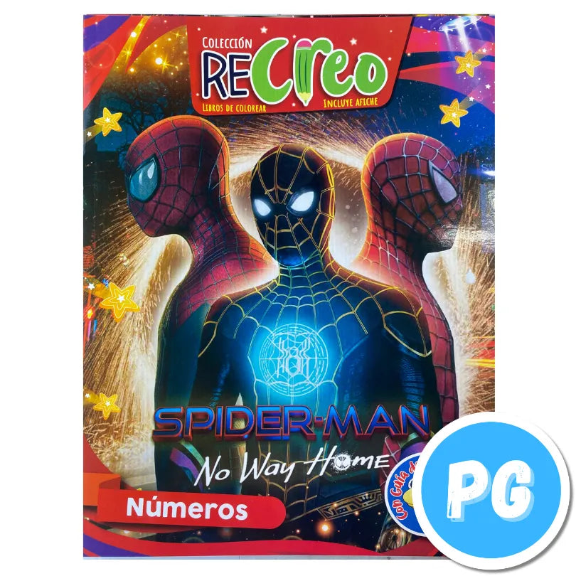 Libro Para Colorear Spiderman Vocales Numeros Y Abecedario