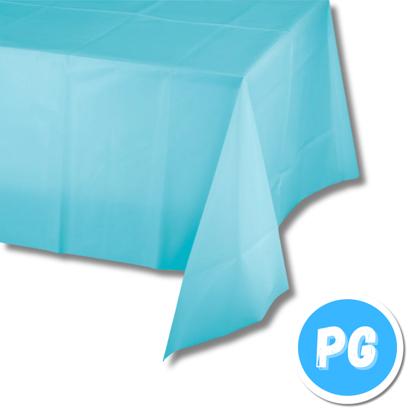 Mantel Plastico Azul Claro 137x183 Centimetros