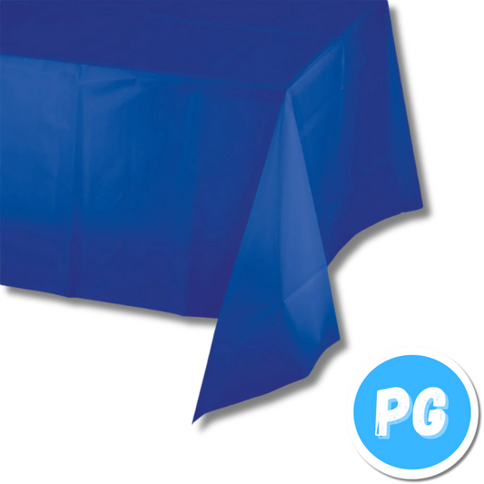 Mantel Plastico Azul Rey 137x183 Centimetros