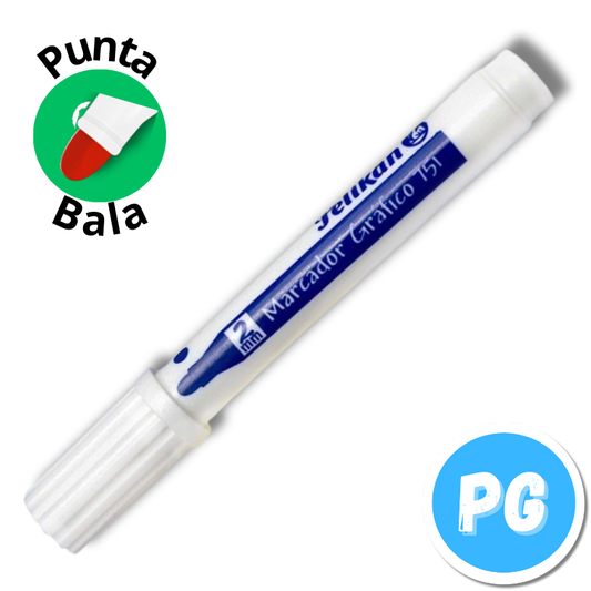 Marcador Pelikan Grafico Blanco Unidad