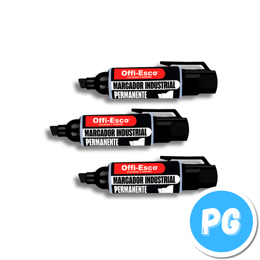 Marcador Offiesco Industrial OE-524 Unidad Negro