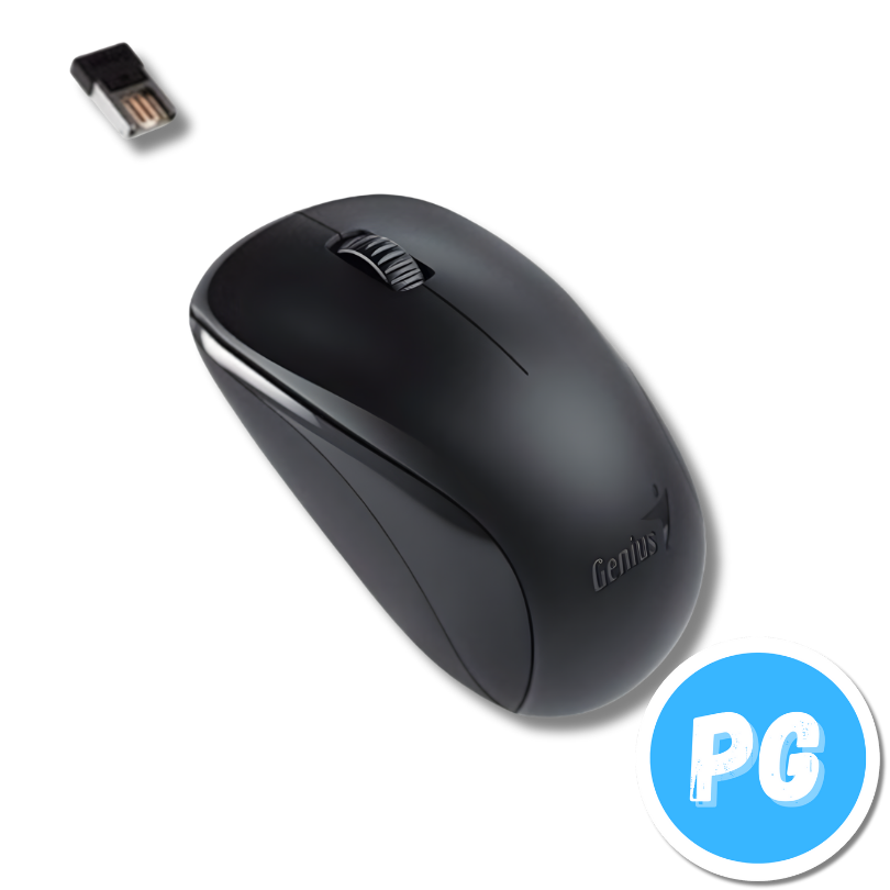 Mouse Genius Inalambrico Nx 7000 Negro Antena Usb-A