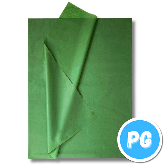 Rollo Papel Seda Verde Oscuro X25 Medios De Pliego