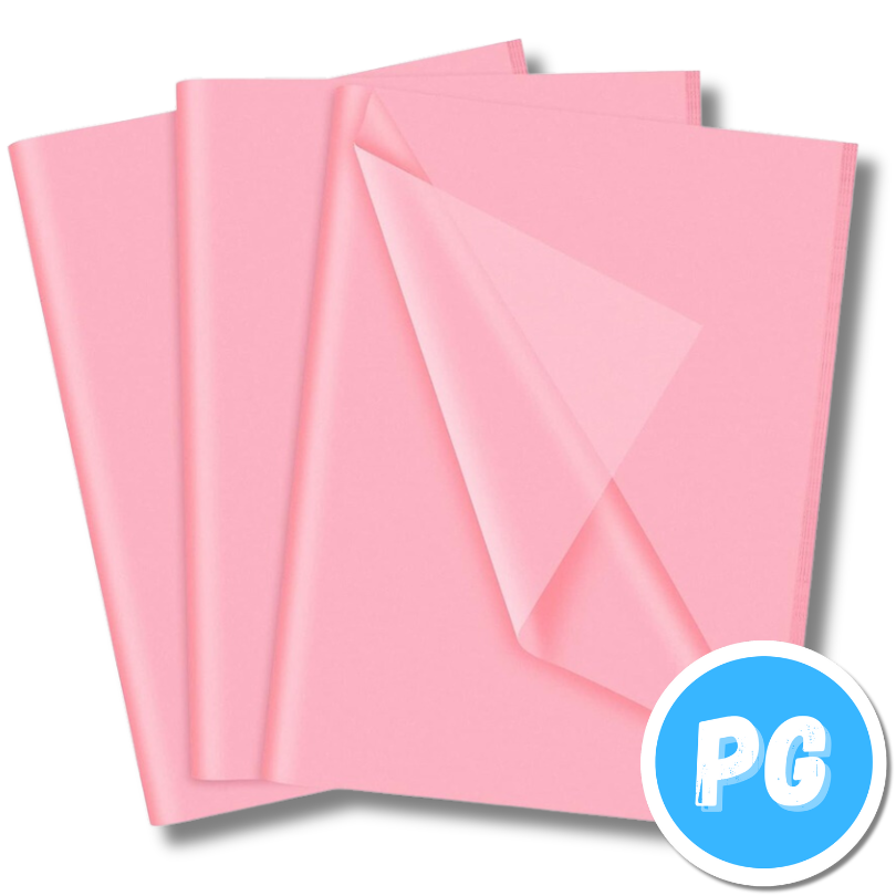 Rollo Papel Seda Rosado X25 Medios De Pliego