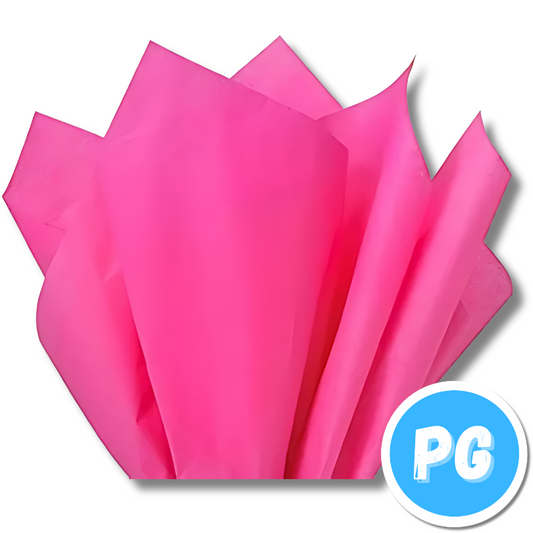 Rollo Papel Seda Fucsia X25 Medios De Pliego