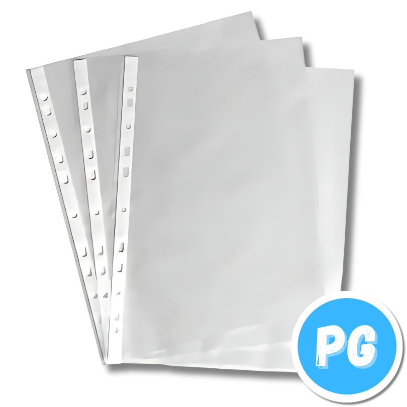 Paquete De Bolsillo De Acetato X100 Unds Oficio Delgado