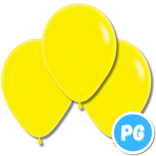 Paquete De Bomba Plastica R12 30cm X10 Unds Amarillo